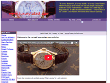 Tablet Screenshot of luxurytolast.com